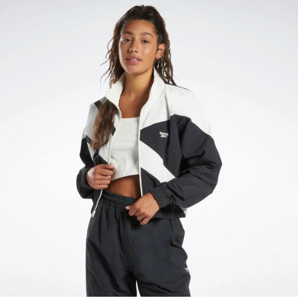 Reebok Black and White Women's Jacket